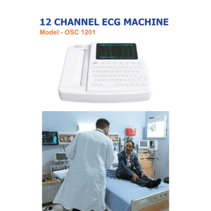 12 CHANNEL ECG MACHINE Model - OSC 1201